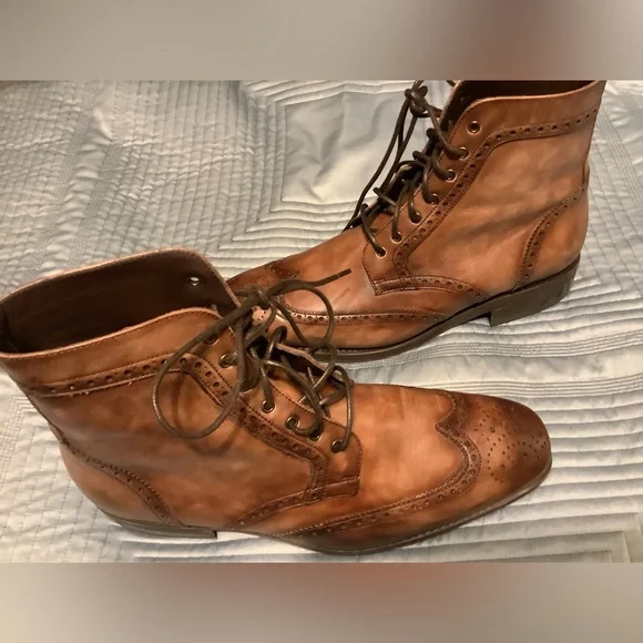 Thursday Boot Company Wingtip Boots Mens Size 7 - Picture 6 of 14